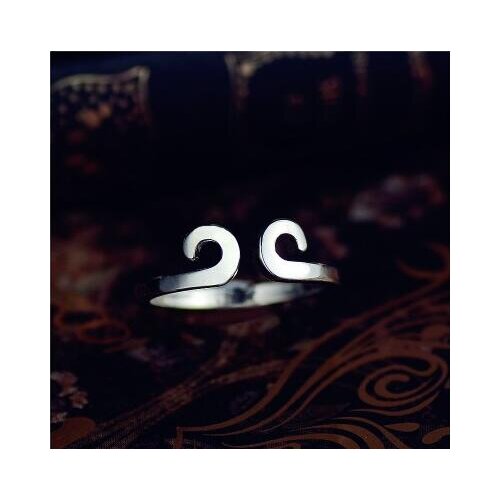 Hot Sale Lady Unique Silver Plated Monkey King Rings For Women Adjustable Hollow Female Ring Jewelry R269