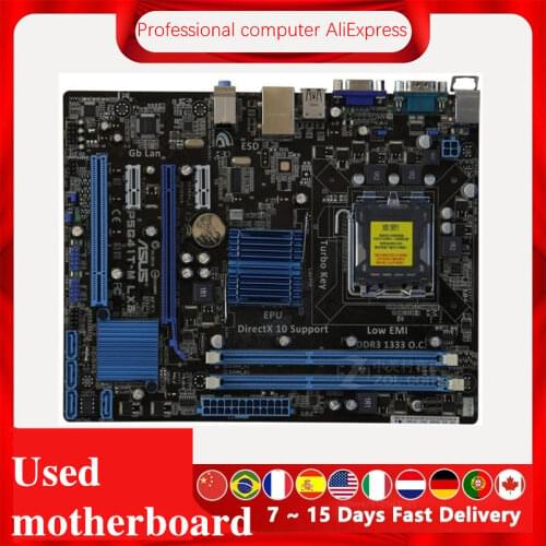For Asus P5G41T-M LX3 Desktop Motherboard G41 Socket LGA 775 Q8200 Q8300 DDR3 Original Used Mainboard On Sale