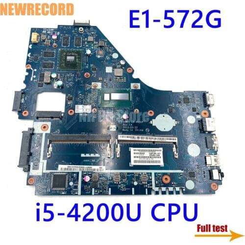 NEWRECORD V5WE2 LA-9531P NBMFP1100B For Acer aspire E1-572G Laptop Motherboard i5-4200U CPU Radeon R7 M265 /HD 8750M GPU DDR3L