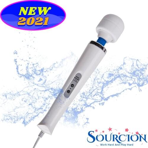 SWT New 10 Speeds Wand Massager,Big Magic Vibrator Sex Toys for Women Wand Massage Stick AV Vibrators Sexy Clit European plug
