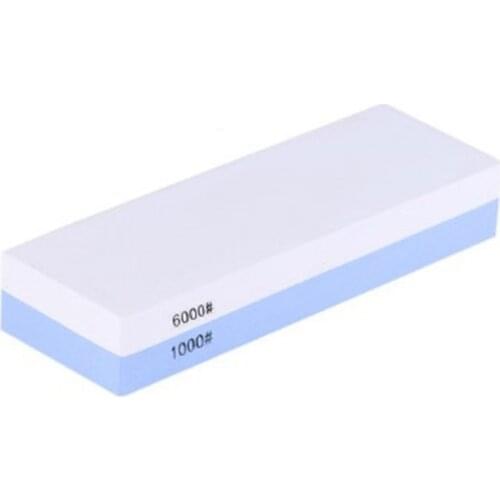 New 2-in-1 Sharpening Stone Set White Corundum Double-Sided Whetstone Sharpener Anti-Slip Equipment Home Kitchen Sharpener Tool
