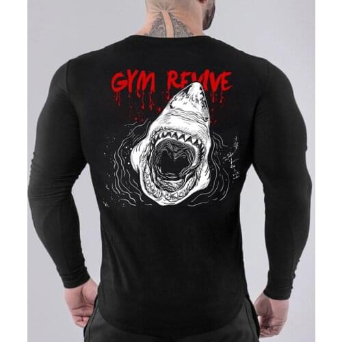 Autumn Casual Fashion Print Shirt Mens 2021 Long sleeve T-shirt Pullover Tops Male Long Sleeve Slim Tee Shirt Streetwear 3XL