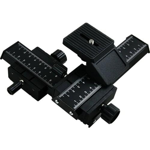 PRO 4-Way Macro Focusing Rail Slider For Caon Nikon Sony D-SLR Close-up Shooting