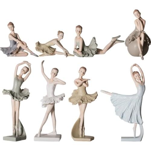 Figurine Ballerina Ballet Dancer Desktop Ornament Sculpture of
