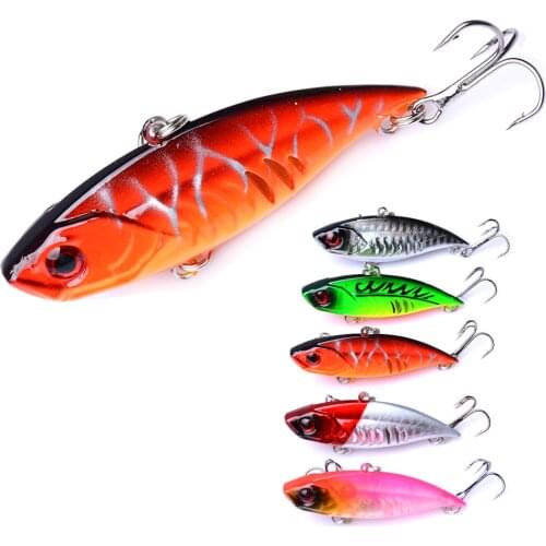 Sinking VIB Plastic Fishing Bait 6.5cm/10.8g Woblers Spoon Pike Minnow Crankbait Hard Bait Deep Diving Artificial Bait Fish
