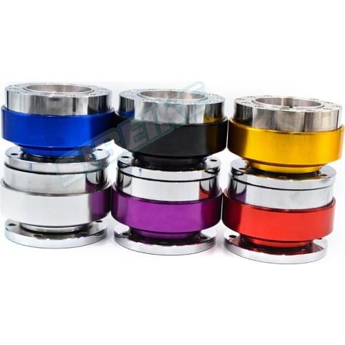 Universal Steering Wheel Snap Off Aluminum Steering Wheel Quick Release Hub Adapter Boss kit