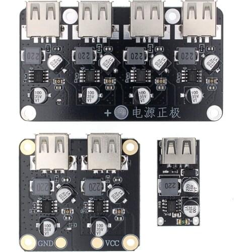 USB QC3.0 QC2.0 DC-DC Buck Converter Charging Step Down Module 6-32V 9V 12V 24V to Fast Quick Charger Circuit Board 3V 5V 12V