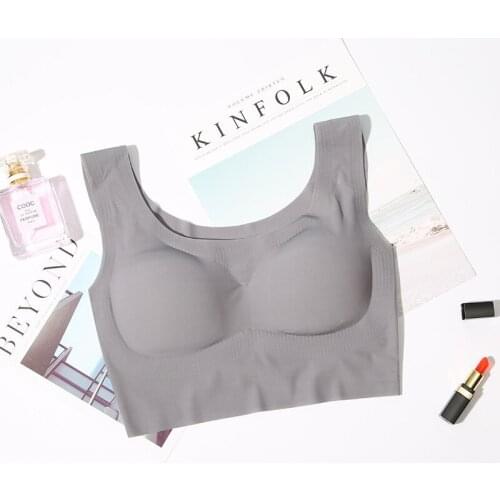 Japanese traceless push up bra women summer sexy ice silk women seamless bra lady lingerie insert padded cup underwear sexy bra