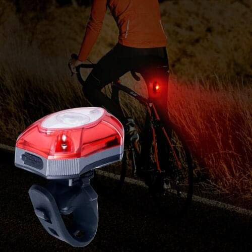 Bike Tail Light USB Rechargeable Waterproof 3 Modes Night Cycling Rear Warning Lamp for Bicycle Electric Scooter MTB