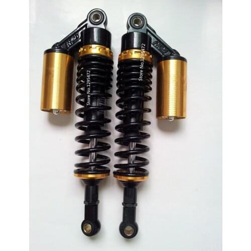 Universal 360mm eye to eye 1 Pair 7mm spring Air Rear Shock Absormotorcycle for Honda Yamaha suzuki kawasaki Scooter