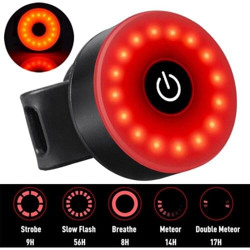 1pc Motorcycle USB Charging Night Riding Led Warning Taillights Mountain Bike Lights Riding Highlights Equipment Bicycle