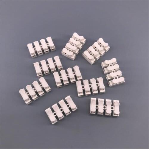 10Pcs 4 pin push quick cable connector terminal Wiring Terminal 10A 380V