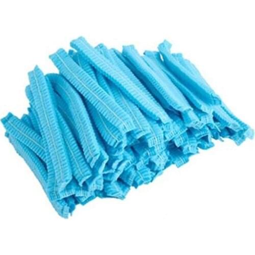 100 PCS-21 Inch- Disposable Hairnets Cap Hair Nets Hair Covers Head Caps Hair Cover Net Bonnets for Food Service,Kitchen,Cooking