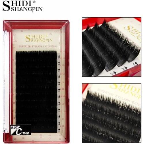 16 Rows Mink Maquiagem Cosmetic One-second Flowering and Eyelash Grafting 3D Mink-like Hair 0.07B/C/D Makeup Soft Lashes