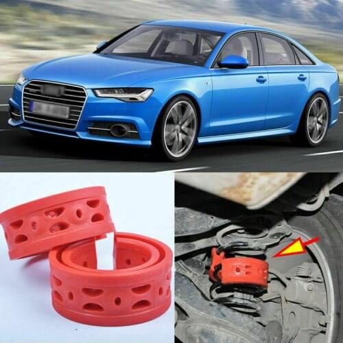 2pcs Rear Air Suspension Shock Bumper Spring Coil Cushion Buffer For Audi A6