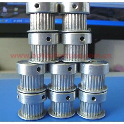 26 teeth H timing belt pulleys aluminum timing pulley rope pulley 10mm width 4pcs a pack