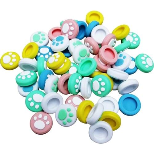 2pcs for Nintendo Switch Lite Mini Joy-Con Joy Con Joystick Thumb Grip Cover Case Stick Cat Claw Cap for PS5/PS4/XBOX One 360