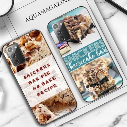 YNDFCNB Chocolate snickers Phone Case for Samsung Note 5 7 8 9 10 20 pro plus lite ultra A21 12 72
