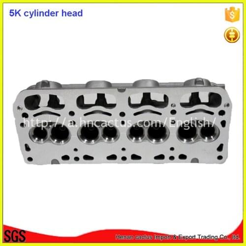 Engine parts 11101-13062 aluminum cylinder head 5K 5KU for toyota Corolla/Lite-ace 1486cc 1.5L