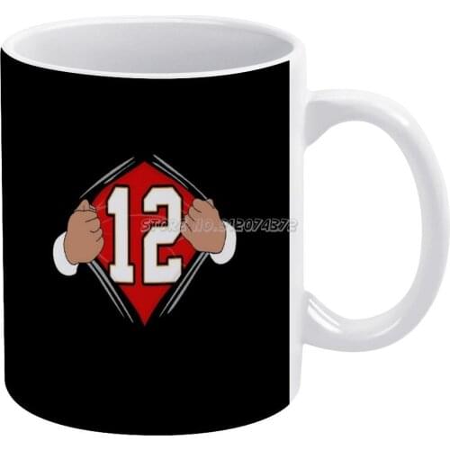 Tom Brady 12 2021 Coffee Mugs Ceramic Tea Cup Milk Mug Warmer Personalized Friends Birthday Gift Buccaneers Brady Bucs Tampa Bay