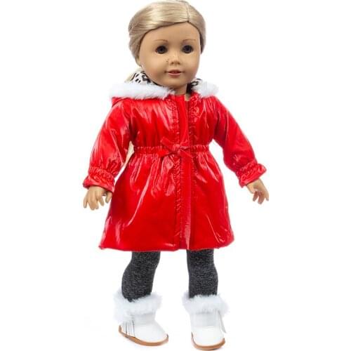 Doll Clothes 43cm Baby New Born Doll Dress 18 Inch American Generation Alexander Girl Doll Coat Best Gift