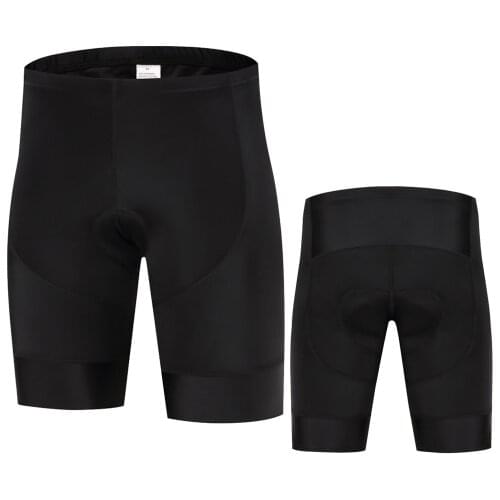 Summer Mountain Bike Bike 9D Gel Cushion Mens Black and White Strap Cycling Jersey Shorts