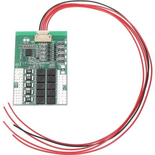 MAYITR 4S 30A 12V BMS PCB Protection Board Balance Integrated Circuits For LiFePo4 LiFe 18650 Battery Cell