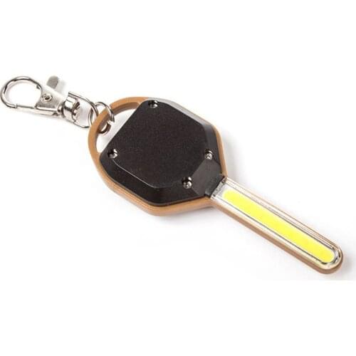 Mini COB LED Key Chain Flashlight Keychain Portable Keyring Light Torch Lamp Pocket Emergency Camping Lamp Backpack Light