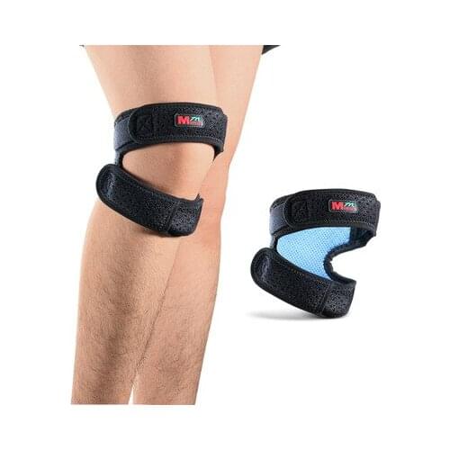 New 1PCS Pressurized Knee Wrap Sleeve Support Bandage Pad Elastic Braces Knee Hole Kneepad Safety Basketball Tennis Cycling