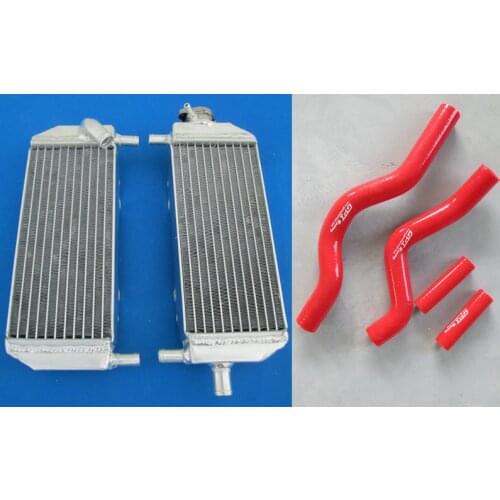High Performance New L&R Aluminum Radiator & Hose 2001-2008 For Suzuki RM250 RM 250 2001 2002 2003 2004 2005 2006 2007 2008