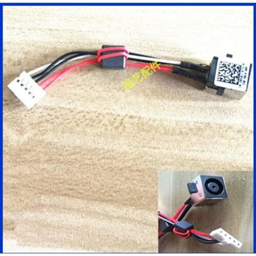 New Laptop For Dell Inspiron 15R 5520 7520 DC Jack Power Socket Connector Plug Port Charging Cable Wire Cord