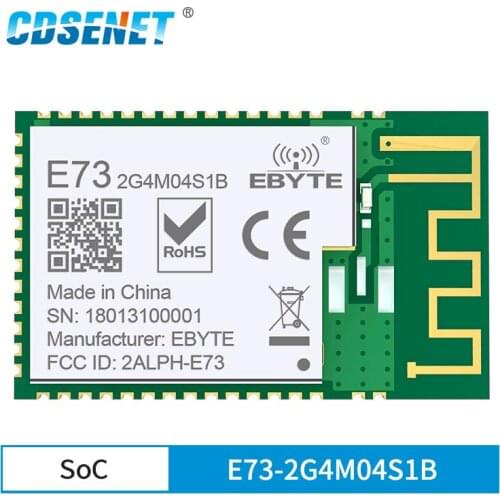 NRF52832 2.4GHz BLE 4.2/5.0 SoC Hardware Platform Transceiver Wireless RF Module CDSENET E73-2G4M04S1B Receiver