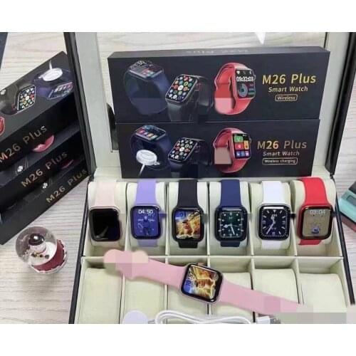 Original M26 Plus Smart Watch 1.77 Inch Bluetooth Call Wireless Charging Dial IP67 Waterproof Music Smart Watch, DT100PRO HW22PI