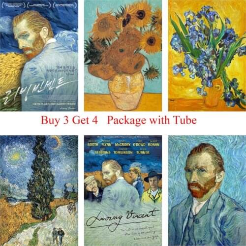 Loving Vincent Posters Movie White Coated Paper Prints Clear Image Home Decoration Livingroom Bedroom Bar Home Art Brand