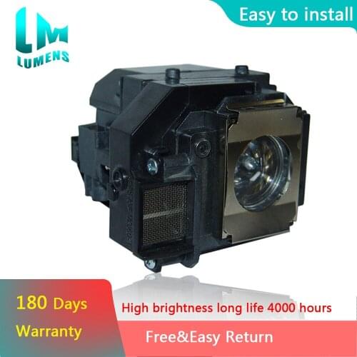 Replacement Projector Lamp w/houeing for ELPLP58 For-EPSON EB-S10 EB-S9 EB-S92 EB-W10 EB-W9 EB-X10 EB-X9 EB-X92 with housing
