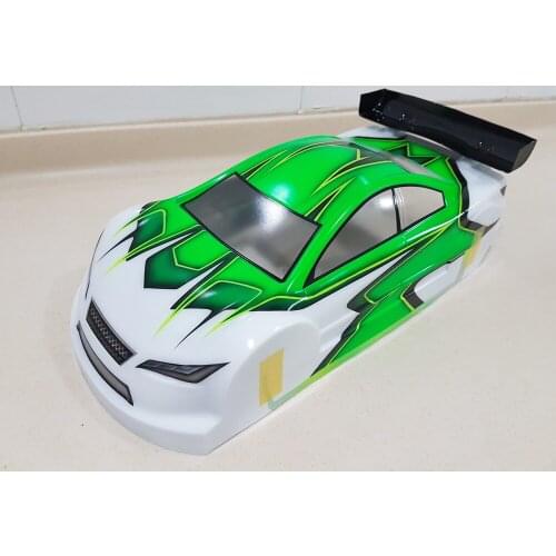 Clear M Car Shell & Stickers For 1/10 Rc Toys Car Body Part 225mm