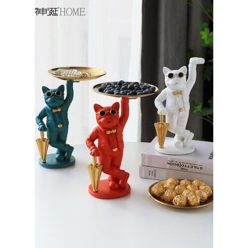 Creative Entrance Key Storage Decoration Living Room Coffee Table Light Luxury Fruit Tray TV Cabinet Decorations