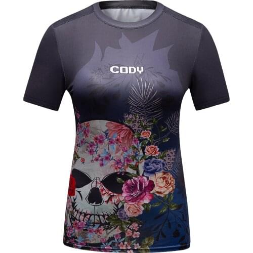 Cody Lundin Women T-shirt Bodys rashguard 2021 new T Shirt Short Sleeve Girl Fitness Tights Compression tshirts