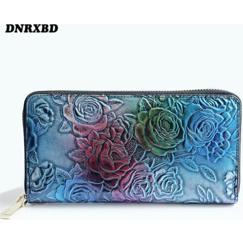 Womens wallet long 3D butterfly Luxury Card Holder Clutch bag womens wallets portfel damski Design portafoglio donna Purse