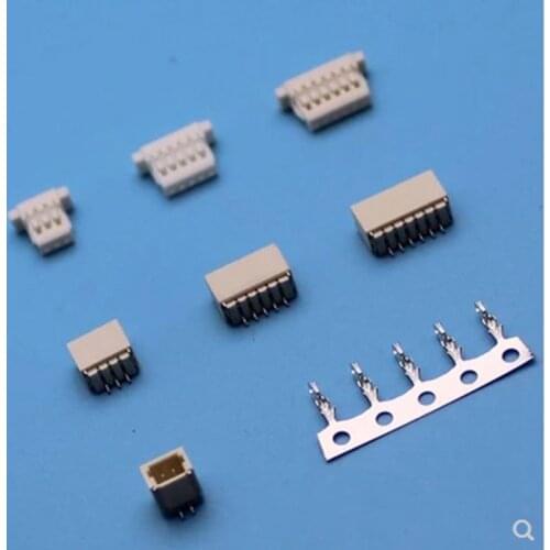 1 set space pitch1mm small spacing connector electronic connector rest + rubber shell + terminal AWG32-AWG28