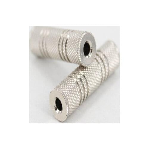 1pcs 3.5mm Jack Female to 3.5 mm Female Connector F/F Stereo Audio Adapter Headphone Jack Coupler Adaptor Connector