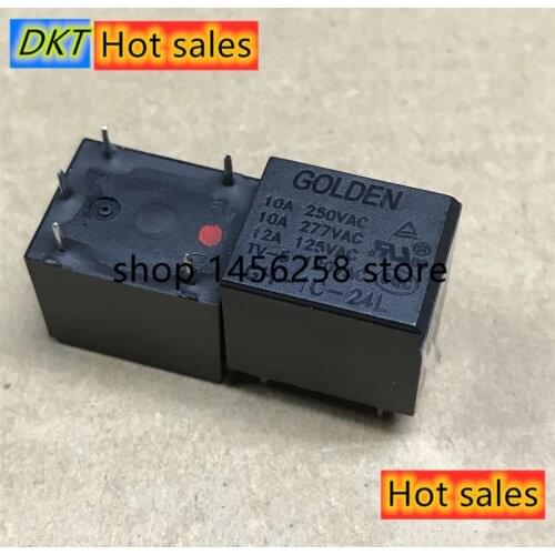 100% Original Neue GH-1C-5L GH-1C-12L GH-1C-24L 5PINS 12A 5VDC 12VDC 24VDC Power Relais