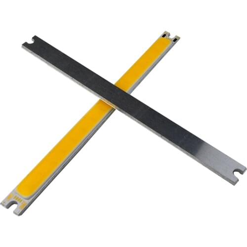 100pcs 3W Strip DIY COB Light Source DC12V 100*08MM White/warm white Light LED COB Chip For Spotlight bulb and lighting