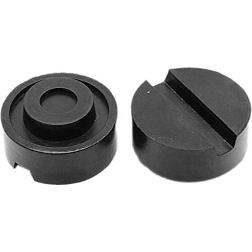 2PCS Car Lift Jack Pad Mini Universal Jacks Pad Rubber Adapter Slotted Frame Rail Pinch Weld Protector