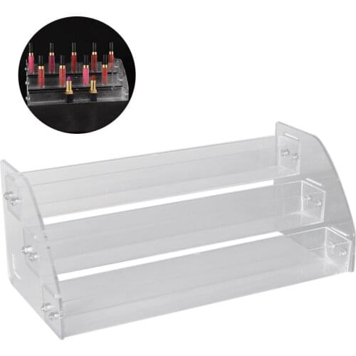 3 Layers Organizer Shelf for Nail Polish Tattoo Ink Varnishes Cosmetic Display Holder Acrylic Removable Rack MakeUp Storage Box