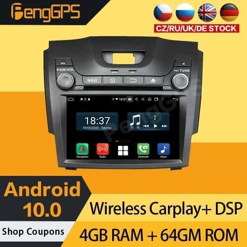 Android CD DVD Player For Chevrolet S10 D-MAX 2013-2017 Touchscreen Multimedia GPS Navigation Headunit Radio Carplay Bluetooth