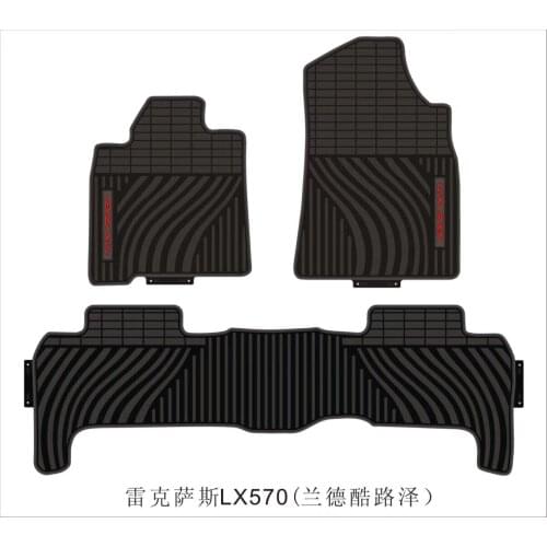 Custom Car Floor Mats for Lexus ES GX460 GX470 RX330 LX570 No Odor Front and Rear Carpets Waterproof Rubber