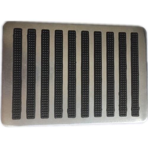 Black Metal Steel Auto Car Foot Floor Carpet Mat Plate Pad Pedal Kit For Honda Audi Jeep Bmw Benz VW Land Rover Jaguar Mazda GM