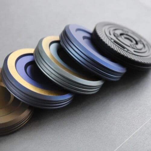 Fidget Toys PPB Coin EDC Metal Push Brand Anti-Stress Autism ADHD Hand Spinner Adult Stress Relief Toys Exquisite Xmas Gift