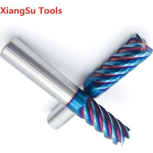 D10-D12-D14-D16mm 6Flutes CNC Router Cutter Hrc65 Flat Endmill Alloy Tungsten Carbide Cutting Milling Machine Tools For Steels